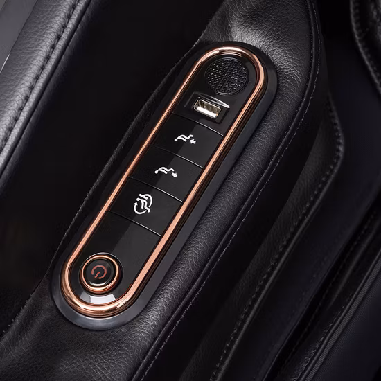 Sedia da massaggio portatile con sedia da massaggio a rulli caldi con vibrazione OEM 5D