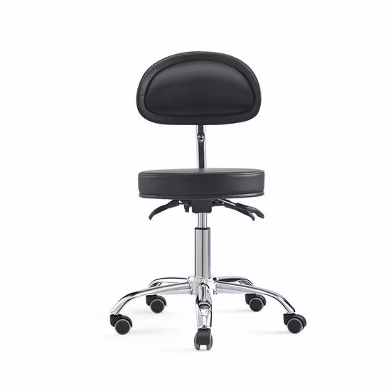 Cuscino del sedile rotondo Sgabello da sella per pedicure, massaggio, bellezza